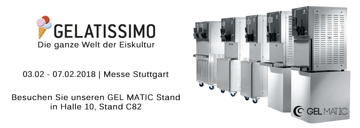 Gel Matic auf der GELATISSIMO 2018 in Stuttgart