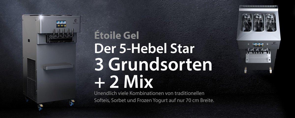 Gel Matic Etoile Gel - Der 5-Hebel Star aus Italien